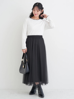 Re-J＆SUPURE(リジェイ＆スプル) |チュールロングスカート