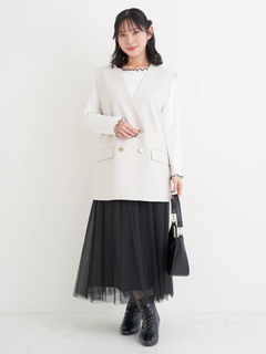 Re-J＆SUPURE(リジェイ＆スプル) |チュールロングスカート