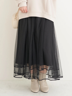 Re-J＆SUPURE(リジェイ＆スプル) |チュールパイピングマーメイドスカート