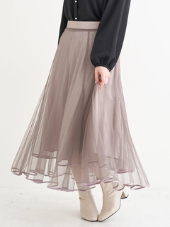 Re-J＆SUPURE(リジェイ＆スプル) |チュールパイピングマーメイドスカート