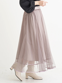 Re-J＆SUPURE(リジェイ＆スプル) |チュールパイピングマーメイドスカート