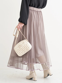 Re-J＆SUPURE(リジェイ＆スプル) |チュールパイピングマーメイドスカート