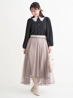 Re-J＆SUPURE(リジェイ＆スプル) |チュールパイピングマーメイドスカート