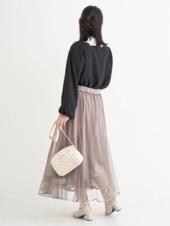 Re-J＆SUPURE(リジェイ＆スプル) |チュールパイピングマーメイドスカート