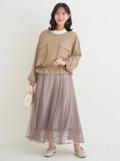 Re-J＆SUPURE(リジェイ＆スプル) |チュールパイピングマーメイドスカート