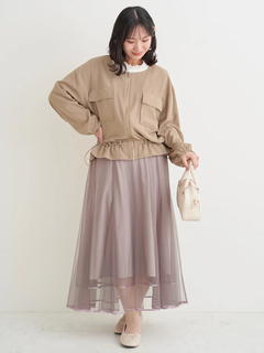 Re-J＆SUPURE(リジェイ＆スプル) |チュールパイピングマーメイドスカート