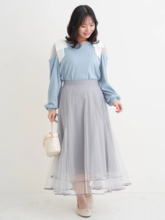 Re-J＆SUPURE(リジェイ＆スプル) |チュールパイピングマーメイドスカート