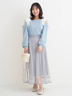 Re-J＆SUPURE(リジェイ＆スプル) |チュールパイピングマーメイドスカート