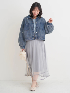 Re-J＆SUPURE(リジェイ＆スプル) |チュールパイピングマーメイドスカート