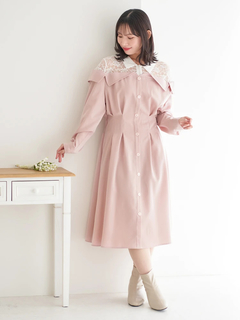 Re-J＆SUPURE(リジェイ＆スプル) |【WEB限定】レースオフショルドッキングワンピース