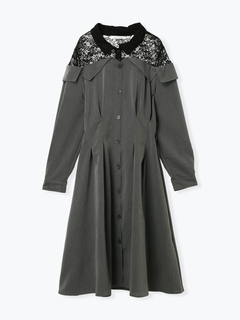 Re-J＆SUPURE(リジェイ＆スプル) |【WEB限定】レースオフショルドッキングワンピース