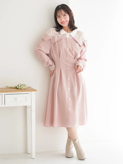 Re-J＆SUPURE(リジェイ＆スプル) |【WEB限定】レースオフショルドッキングワンピース