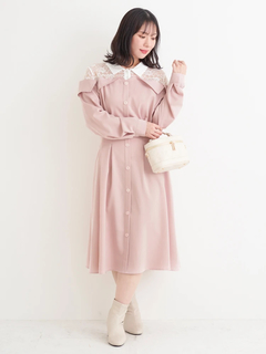 Re-J＆SUPURE(リジェイ＆スプル) |【WEB限定】レースオフショルドッキングワンピース