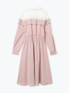 Re-J＆SUPURE(リジェイ＆スプル) |【WEB限定】レースオフショルドッキングワンピース