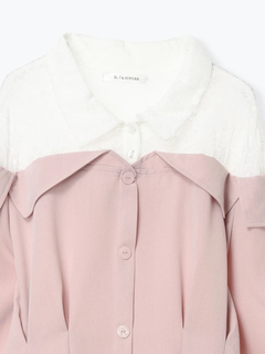 Re-J＆SUPURE(リジェイ＆スプル) |【WEB限定】レースオフショルドッキングワンピース