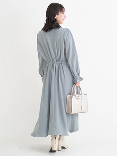 Re-J＆SUPURE(リジェイ＆スプル) |ポケットリボンハーフZIPワンピース（無地・花柄）