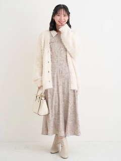 Re-J＆SUPURE(リジェイ＆スプル) |ポケットリボンハーフZIPワンピース（無地・花柄）