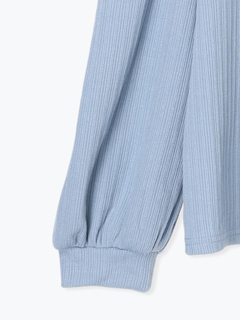 Re-J＆SUPURE(リジェイ＆スプル) |肩チュールシアーパール付きリボントップス