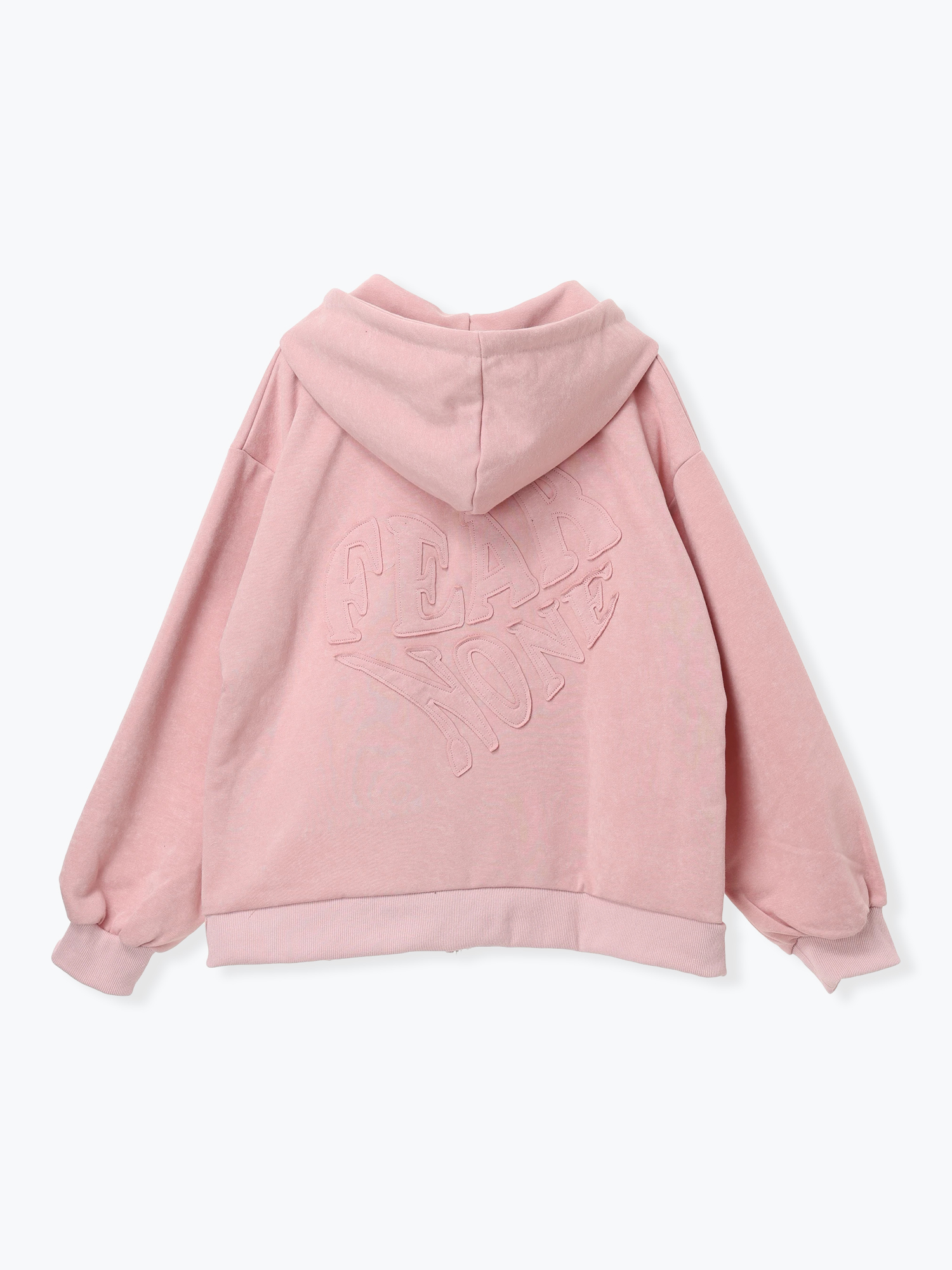 ピグメントハートロゴWZIPパーカー（大きいサイズ・ぽっちゃり女子向け