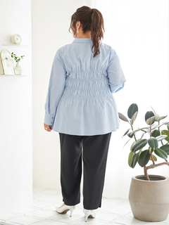 Re-J＆SUPURE(リジェイ＆スプル) |【Sasaki Mikiコラボ】裾スリットパールテーパードパンツ