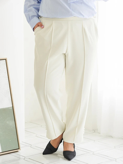 Re-J＆SUPURE(リジェイ＆スプル) |【Sasaki Mikiコラボ】裾スリットパールテーパードパンツ