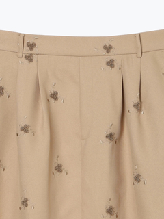 Re-J＆SUPURE(リジェイ＆スプル) |【Sasaki Mikiコラボ】フラワー刺繍ナロースカート