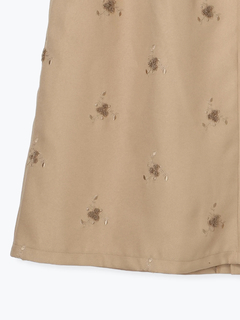 Re-J＆SUPURE(リジェイ＆スプル) |【Sasaki Mikiコラボ】フラワー刺繍ナロースカート