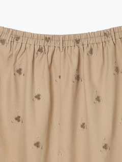 Re-J＆SUPURE(リジェイ＆スプル) |【Sasaki Mikiコラボ】フラワー刺繍ナロースカート