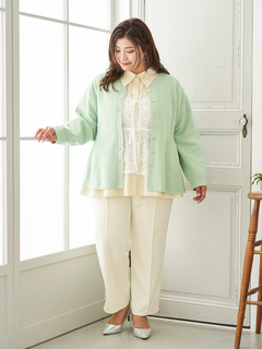 Re-J＆SUPURE(リジェイ＆スプル) |【Sasaki Mikiコラボ】ストライプシャーリングブラウス