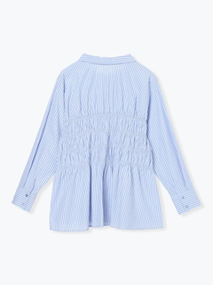 Re-J＆SUPURE(リジェイ＆スプル) |【Sasaki Mikiコラボ】ストライプシャーリングブラウス