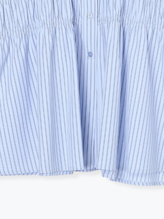 Re-J＆SUPURE(リジェイ＆スプル) |【Sasaki Mikiコラボ】ストライプシャーリングブラウス