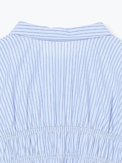 Re-J＆SUPURE(リジェイ＆スプル) |【Sasaki Mikiコラボ】ストライプシャーリングブラウス