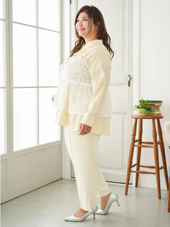 Re-J＆SUPURE(リジェイ＆スプル) |【Sasaki Mikiコラボ】[前後2WAY]レースリボンビスチェ