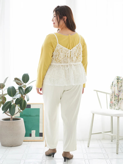 Re-J＆SUPURE(リジェイ＆スプル) |【Sasaki Mikiコラボ】[前後2WAY]レースリボンビスチェ