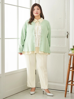 Re-J＆SUPURE(リジェイ＆スプル) |【Sasaki Mikiコラボ】[前後2WAY]レースリボンビスチェ