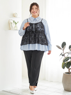 Re-J＆SUPURE(リジェイ＆スプル) |【Sasaki Mikiコラボ】[前後2WAY]レースリボンビスチェ