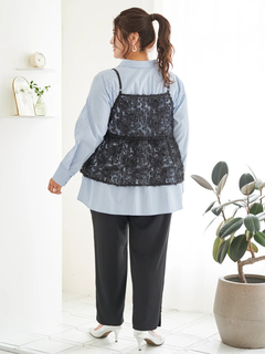 Re-J＆SUPURE(リジェイ＆スプル) |【Sasaki Mikiコラボ】[前後2WAY]レースリボンビスチェ