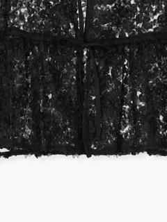 Re-J＆SUPURE(リジェイ＆スプル) |【Sasaki Mikiコラボ】[前後2WAY]レースリボンビスチェ