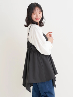 Re-J＆SUPURE(リジェイ＆スプル) |【WEB限定】シャーリングヘムキャミソール（無地・チェック柄）