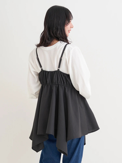 Re-J＆SUPURE(リジェイ＆スプル) |【WEB限定】シャーリングヘムキャミソール（無地・チェック柄）