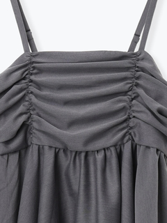 Re-J＆SUPURE(リジェイ＆スプル) |【WEB限定】シャーリングヘムキャミソール（無地・チェック柄）