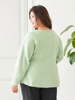 Re-J＆SUPURE(リジェイ＆スプル) |【Sasaki Mikiコラボ】ペプラムスポンディッシュニットカーディガン