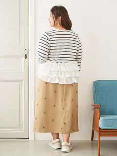 Re-J＆SUPURE(リジェイ＆スプル) |【Sasaki Mikiコラボ】3段フリルトップス