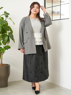 Re-J＆SUPURE(リジェイ＆スプル) |【Sasaki Mikiコラボ】3段フリルトップス