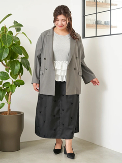 Re-J＆SUPURE(リジェイ＆スプル) |【Sasaki Mikiコラボ】3段フリルトップス