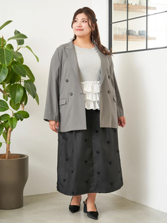 Re-J＆SUPURE(リジェイ＆スプル) |【Sasaki Mikiコラボ】3段フリルトップス