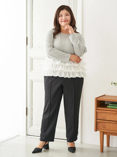 Re-J＆SUPURE(リジェイ＆スプル) |【Sasaki Mikiコラボ】3段フリルトップス