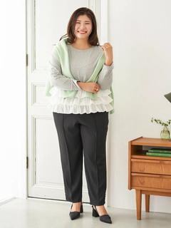 Re-J＆SUPURE(リジェイ＆スプル) |【Sasaki Mikiコラボ】3段フリルトップス