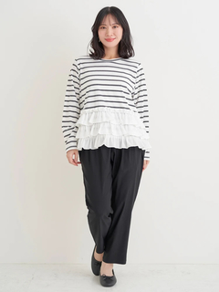 Re-J＆SUPURE(リジェイ＆スプル) |【Sasaki Mikiコラボ】3段フリルトップス