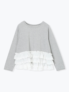 Re-J＆SUPURE(リジェイ＆スプル) |【Sasaki Mikiコラボ】3段フリルトップス